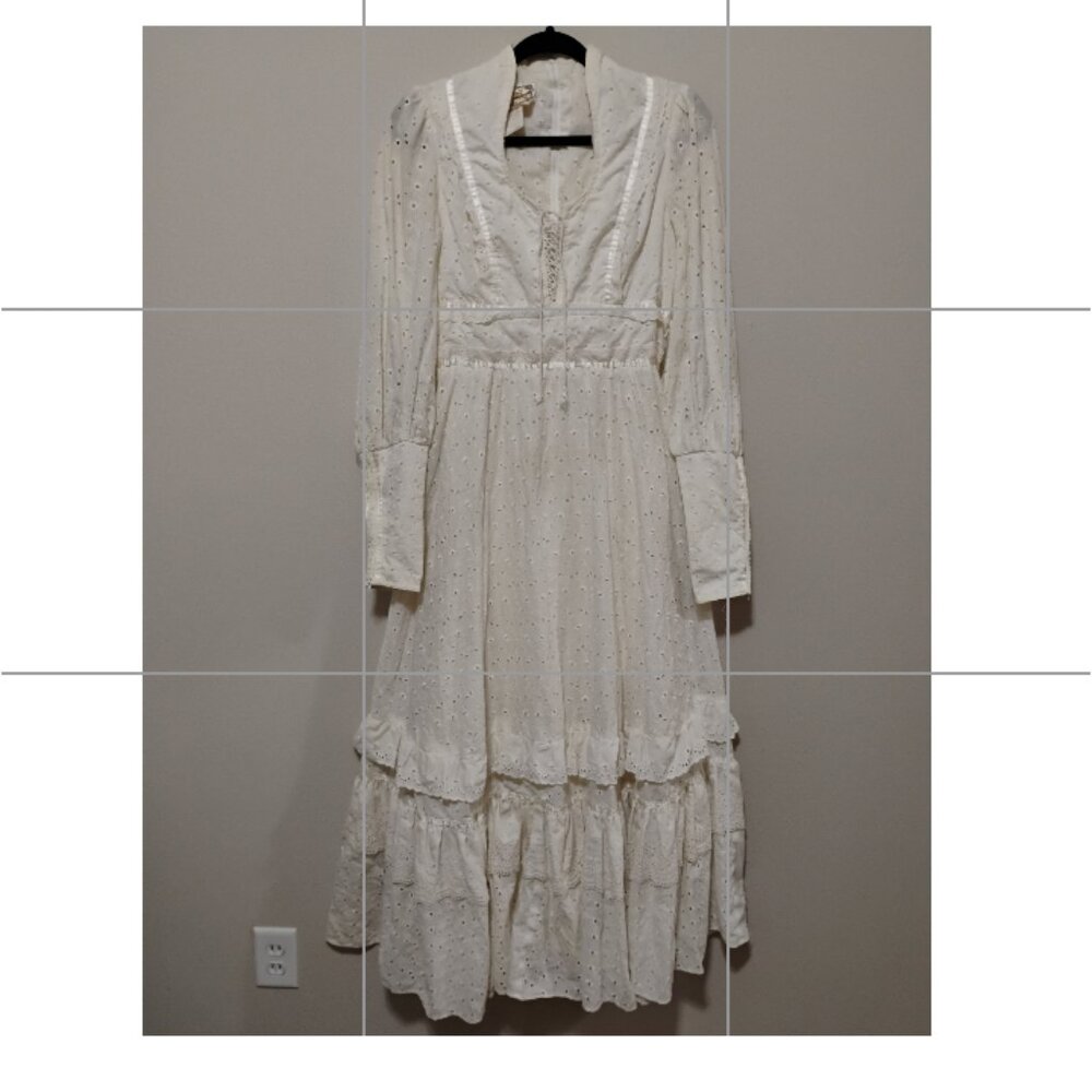 RARE vintage 1970s GUNNE SAX PRAIRIE DRESS - SIZE 12